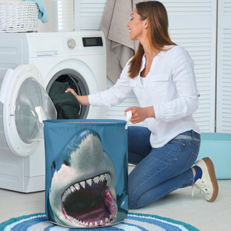 Shark Laundry Basket Hamper New Years Gift Basket Family Gift Basket Idea