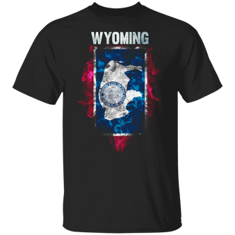 Wyoming State Flag T-Shirt Wy Wyoming Shirt For Men Women Patriotic Gift