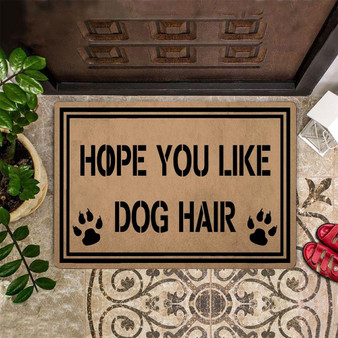 Hope You Like Dog Hair Doormat Outdoor Indoor Front Door Mat Gift For Dog Lovers Owner