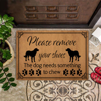 Golden Retriever Please Remove Your Shoes Doormat Best Doormat Funny Dog Doormat