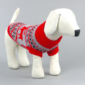 Small Dog Christmas Winter Sweater