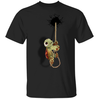 Turtle Swing The String T-Shirt Funny Humor Turtle Tee Shirt Gift For Friends