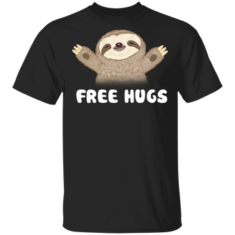 Sloth Free Hugs Shirt Gifts For Sloth Lovers