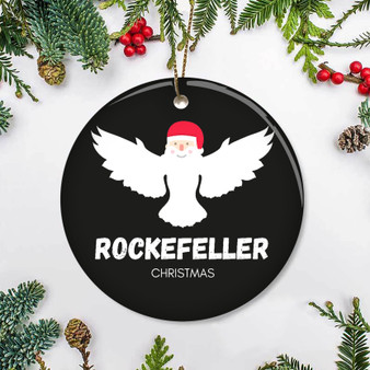Rockefeller The Owl Ornament Funny Santa Face Christmas Ornament Christmas Decorating Ideas