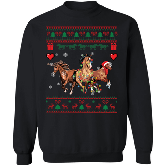 Horse Christmas Sweatshirt Christmas Cute Christmas Sweater For Men Women Best Xmas Gift 2020