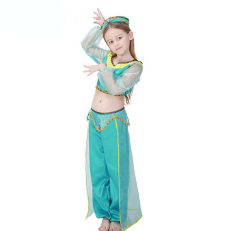 Aladdin's Lamp Princess Jasmine Kids Halloween Costumes