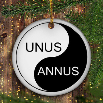 Unus Annus Split Logo Ornament Unus Annus Ornament Unus Annus Fanart Fandom Gift