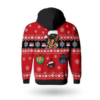 Dachshund Christmas Hoodie Ugly Christmas Sweater Hoodie Idea For Christmas Present 2020