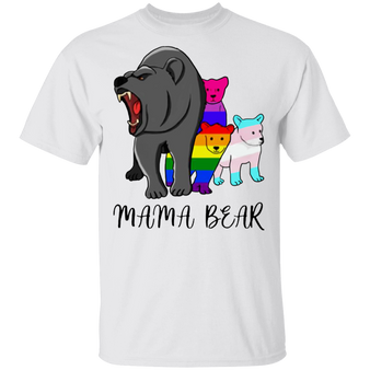 Mama Bear Shirt Mommy Bear LGBT Graphic Tee Pride Gift LGBT Community