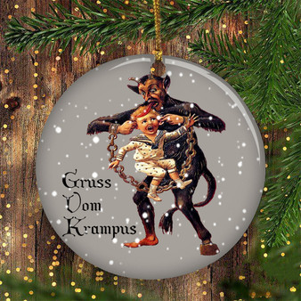 Krampus Christmas Ornament Funny Ornament Christmas Tree Idea For Kids Children Xmas Ornament