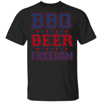 BBQ Beer Freedom Shirt Gift For Grill Lovers Beer Drinkers Related Present