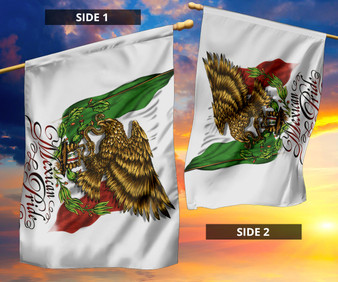 Mexican Pride Flag Mexican Eagle Coat of Arms Flag Pride Flag For Outdoor Decor Mexican Gifts