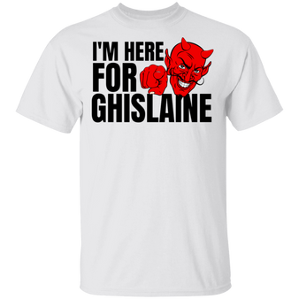 Deal With The Devil T-Shirt I'm Here For Ghislaine Shirt Unique Clothing For Mens