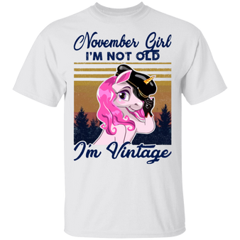 Unicorn I'm Not Old I'm Vintage T-Shirt Women's Vintage Graphic Tees For Unicorn Lovers