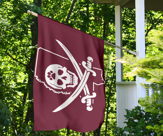 Mississippi State Pirate Flag Leach Pirate Lawn Flag Outdoor Decor