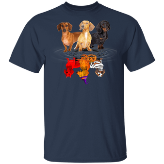 Family Dachshund T-Shirt Reflection Of Halloween Shirt Cute Gift Ideas For Dachshund Lovers