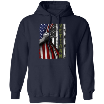 Veterans Inside American Flag Hoodie Honor Veteran United State Memorial Day Military Veterans Shirt