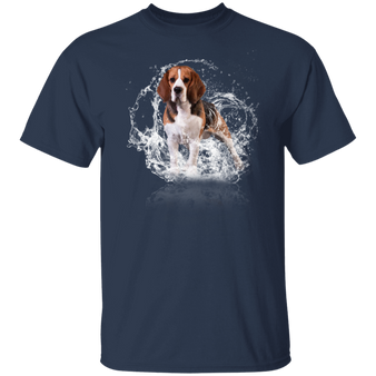 Beagle Dogs Mirror Water Reflection T-Shirt Gifts For Dog Lovers