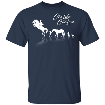 Baby Horse One Life One Love Shirt Funny Gift For Horse Loves