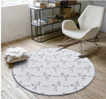 Boho Tribal Round Rug