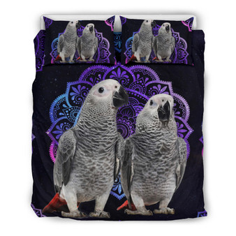 Parrots Birds Pattern Bedding Set Duvet Cover Set Bird Lover Gifts