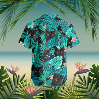 Black Cat Hawaiian Shirt Summer Gift Ideas For Cat Lovers