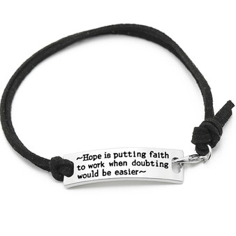 Hope Is Putting Faith To Work Bracelet
