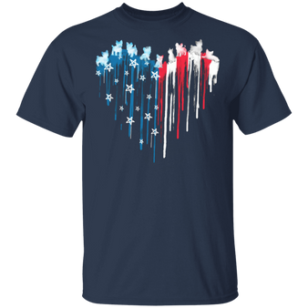 Yorkie AmericaN Flag Shirt Gift For Dog Lover - Patriots Gifts For Him