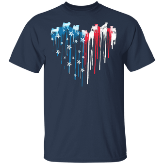 Pug AmericaN Flag Shirt Gift For Dog Lover - Patriots Gifts For Him