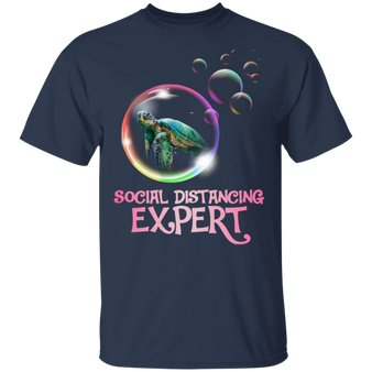 Sloth Social Distancing Expert T-Shirt Gift For Turtle Lover