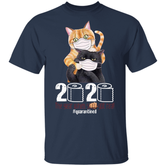 Cat 2020 The Year When Sh#t Got Real, Funny Cat Shirt I Survived Shirt Gift For Cat Lover