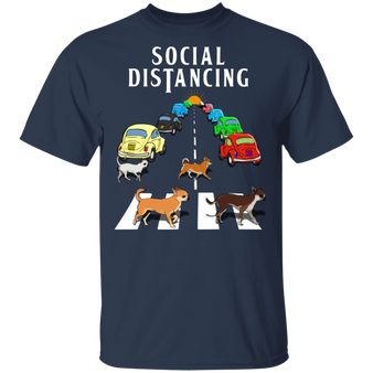 Chihuahua Walk Abbey Road Social Distancing Shirt Gift For Dog Lover