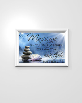 Massage Is Not Just A Luxury Poster Gifts For Massage Therapists