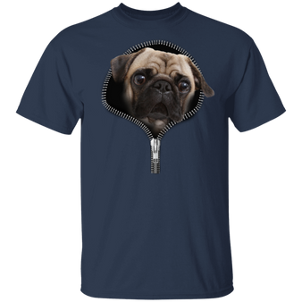 Pug 3D T-Shirt Funny Dog Shirt Gift For Pug Lover