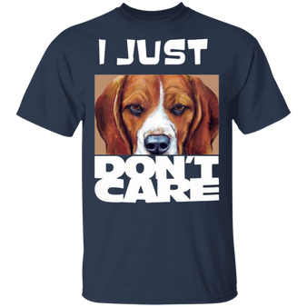 Beagle I Just Don't Care T-Shirt Funny Gifts For Dog Owners