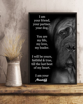 Maine Coon I Am Your Friend Poster, Dog Poster Decorations Dog Wall Art