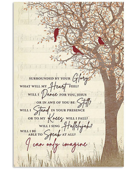 I Can Only Imagine Poster - Mercyme Poster - Gift Jesus Lovers For Christian