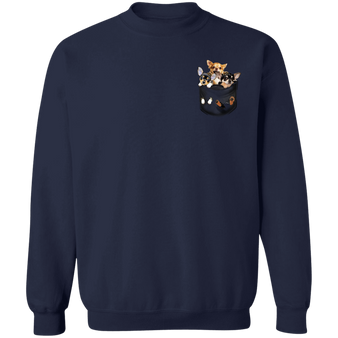 Chihuahua Puppies 3D Inside Pocket Chihuahua Sweatshirt Cute Gifts For Dog Lovers