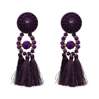 Boho Babe Tassel Fringe Earring