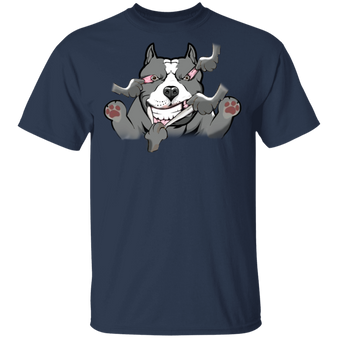 Pit Bull Face Humor Laughing Shirts