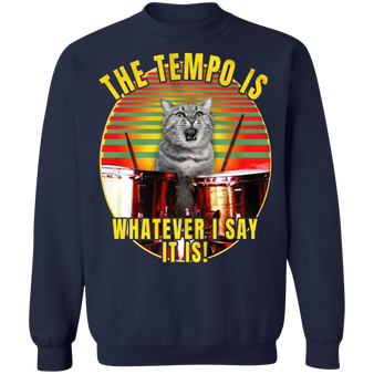 Cat The Tempo Is Whatever I Say It Is Cats Sweater