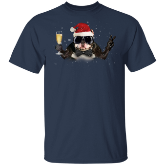 Pitbull Drink Beer T-Shirt Christmas Gift For Men