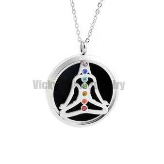 Chakra Aromatherapy Essential Oils Necklace