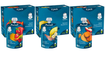 Assorted Fruit Toddler Pouch Variety Pack