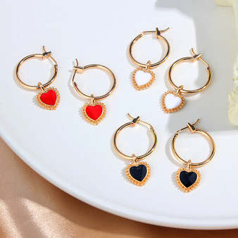 Solene Heart Earrings