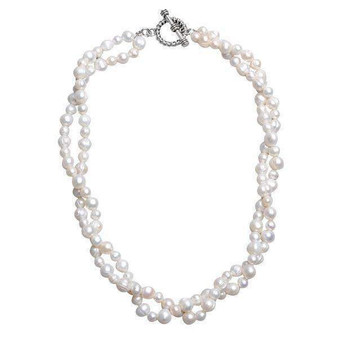 Natural Freshwater Pearl Layer Necklace