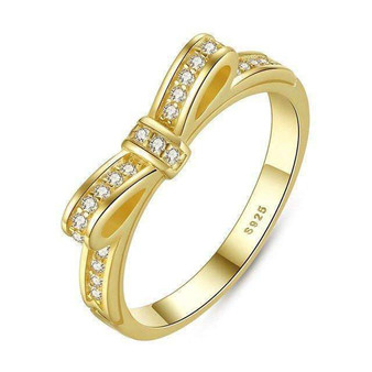 Sterling Silver Micro Pave Cubic Zirconia Stackable Ring