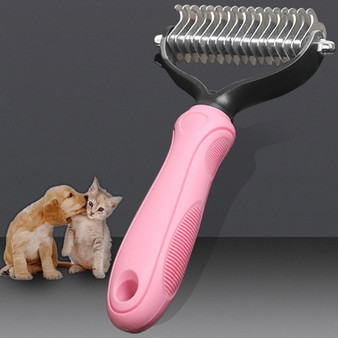 Pet Dematting Hair Removal Comb Brush