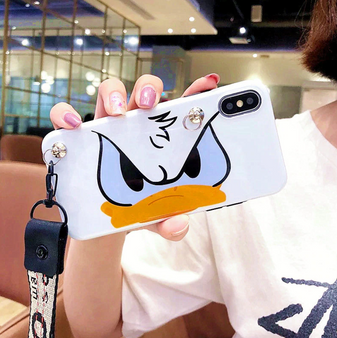 Donald Duck Lanyard Crossbody Phone Case