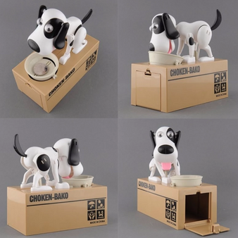 Robotic Dog Coin Bank